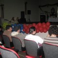 Fila de ponentes