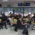 Asistentes en la inauguración