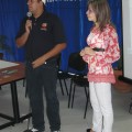 Maedca con la representante de Digial City