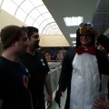 Richzendy disfrazado de pinguino
